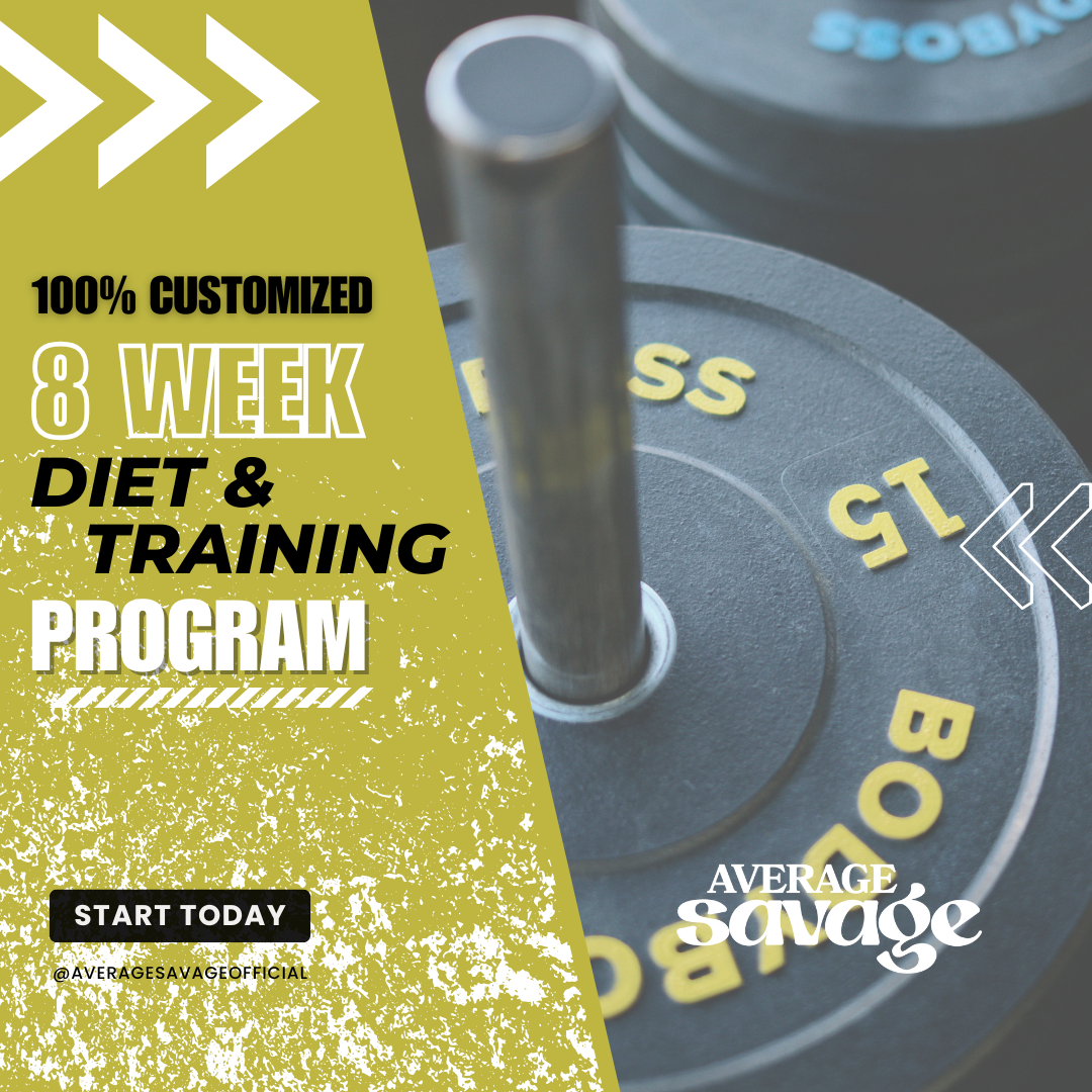 (100% Customized) 8 Week Diet & Training Program