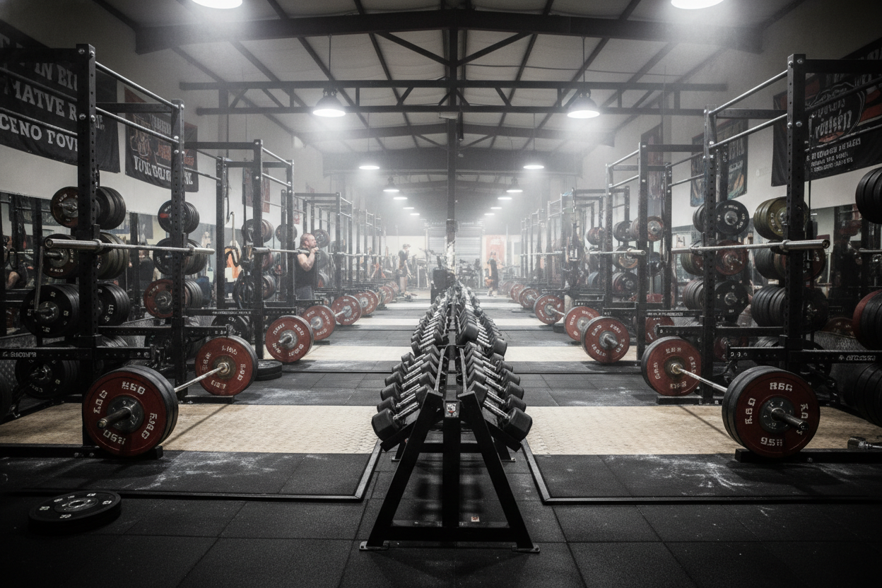 heavy weight lifting gym