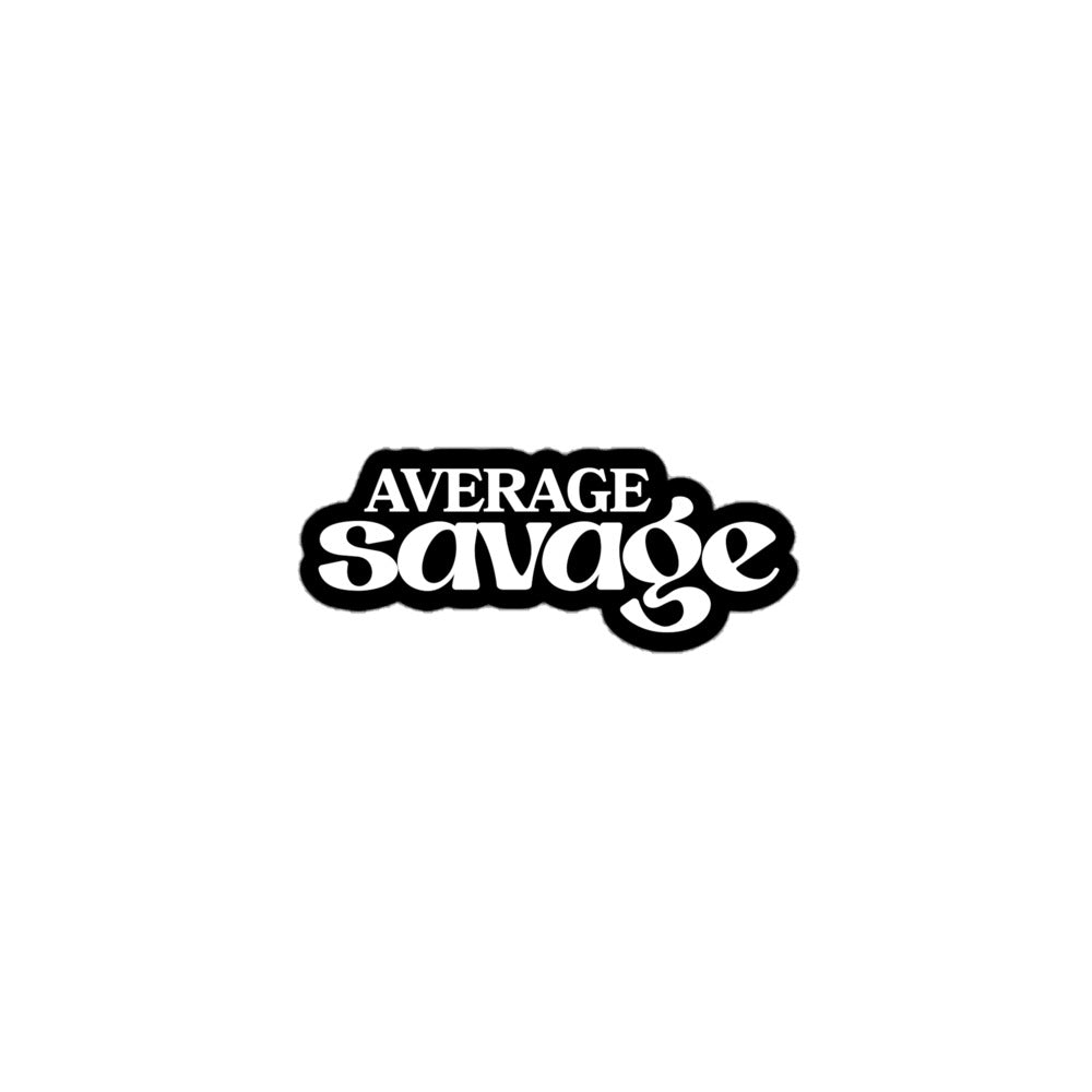 Stickers (White/Black) Average Savage