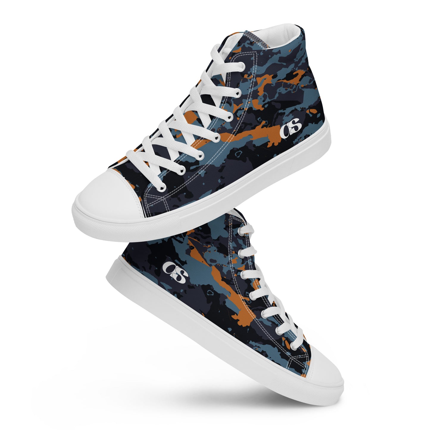 Men’s Camo-Line high top canvas shoes