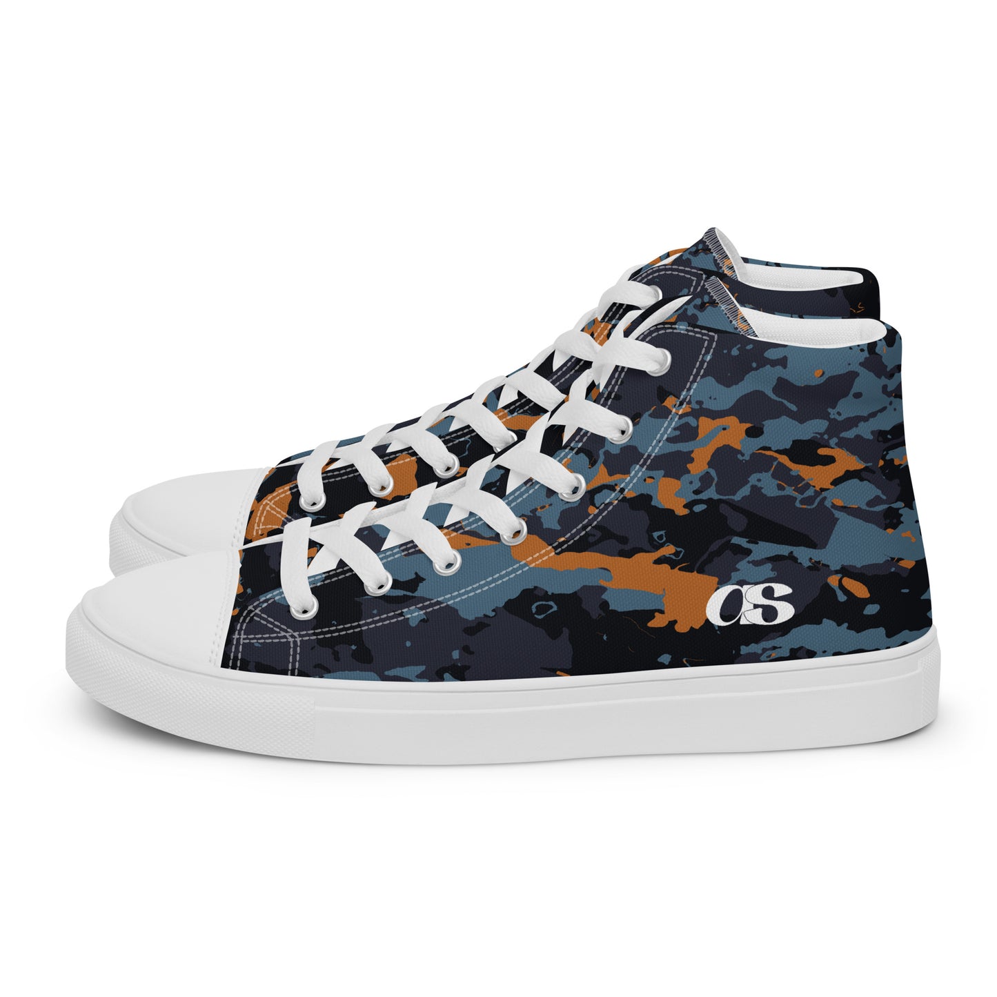 Men’s Camo-Line high top canvas shoes