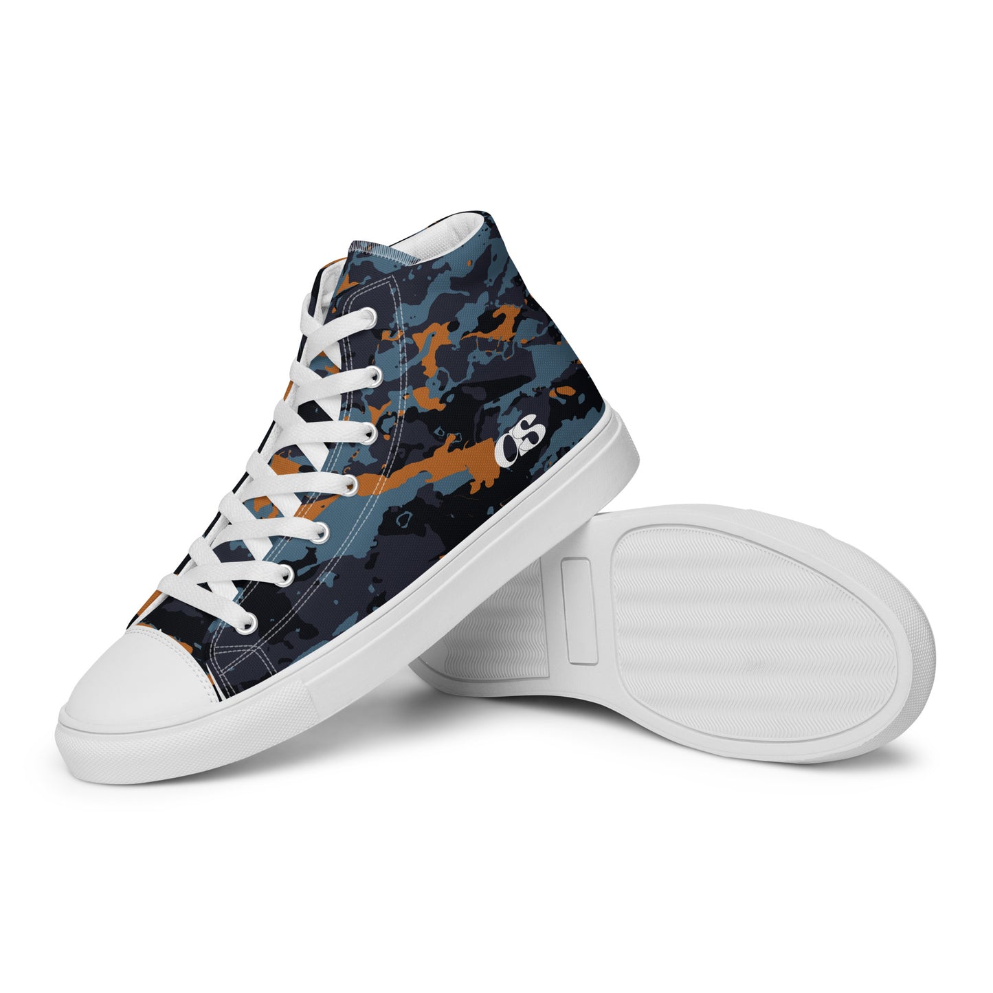 Men’s Camo-Line high top canvas shoes