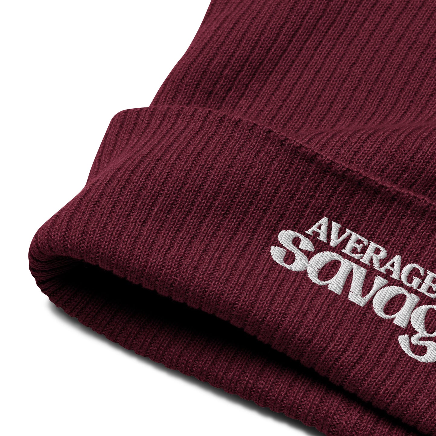 Organic Ribbed Beanie