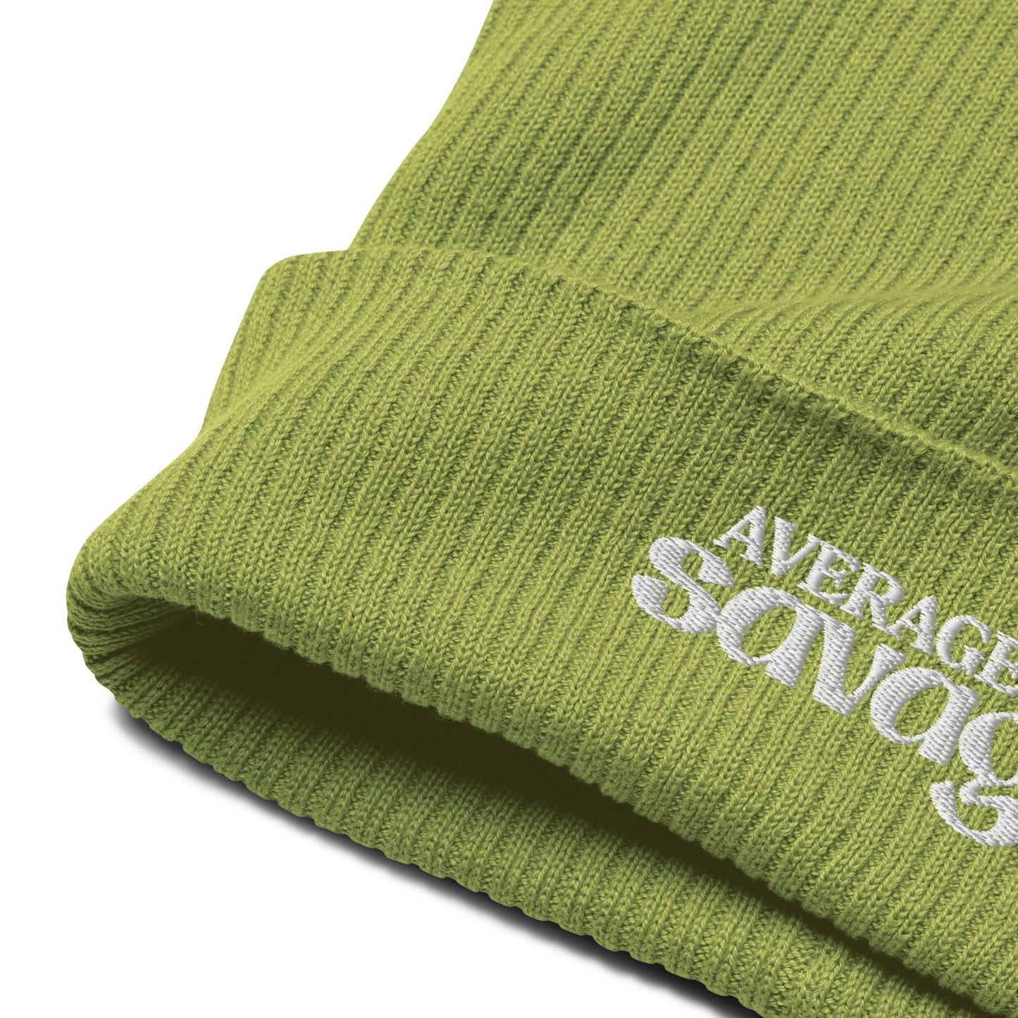 Organic Ribbed Beanie