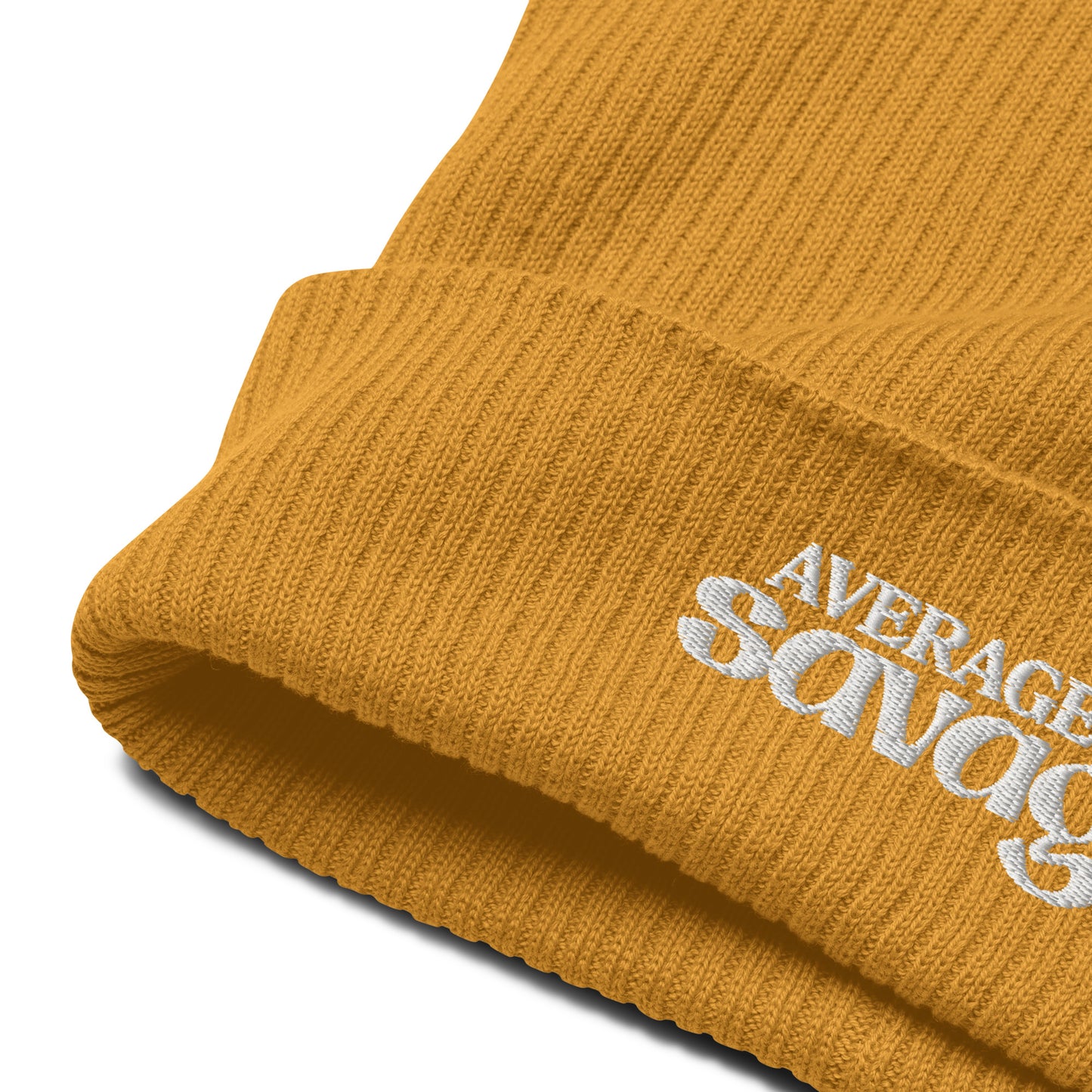 Organic Ribbed Beanie