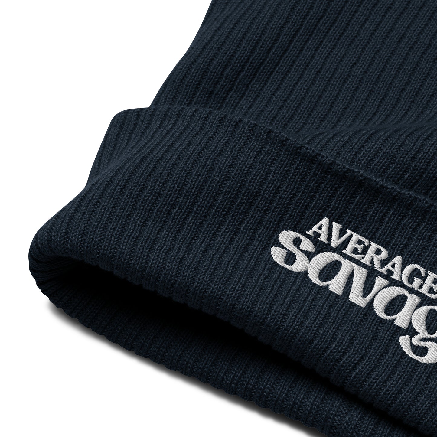 Organic Ribbed Beanie