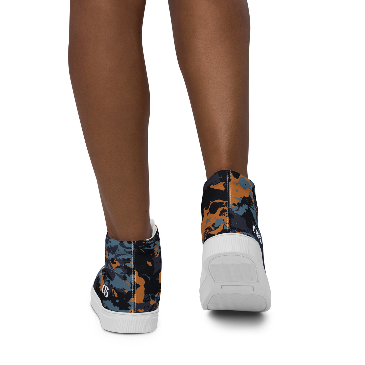 Women’s Camo-Line high top canvas shoes