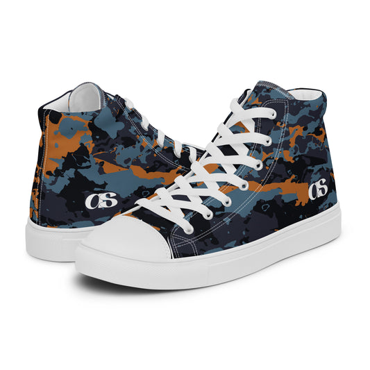 Women’s Camo-Line high top canvas shoes